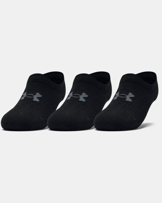 Unisex UA Ultra Lo – 3-Pack Socks in Black image number 0